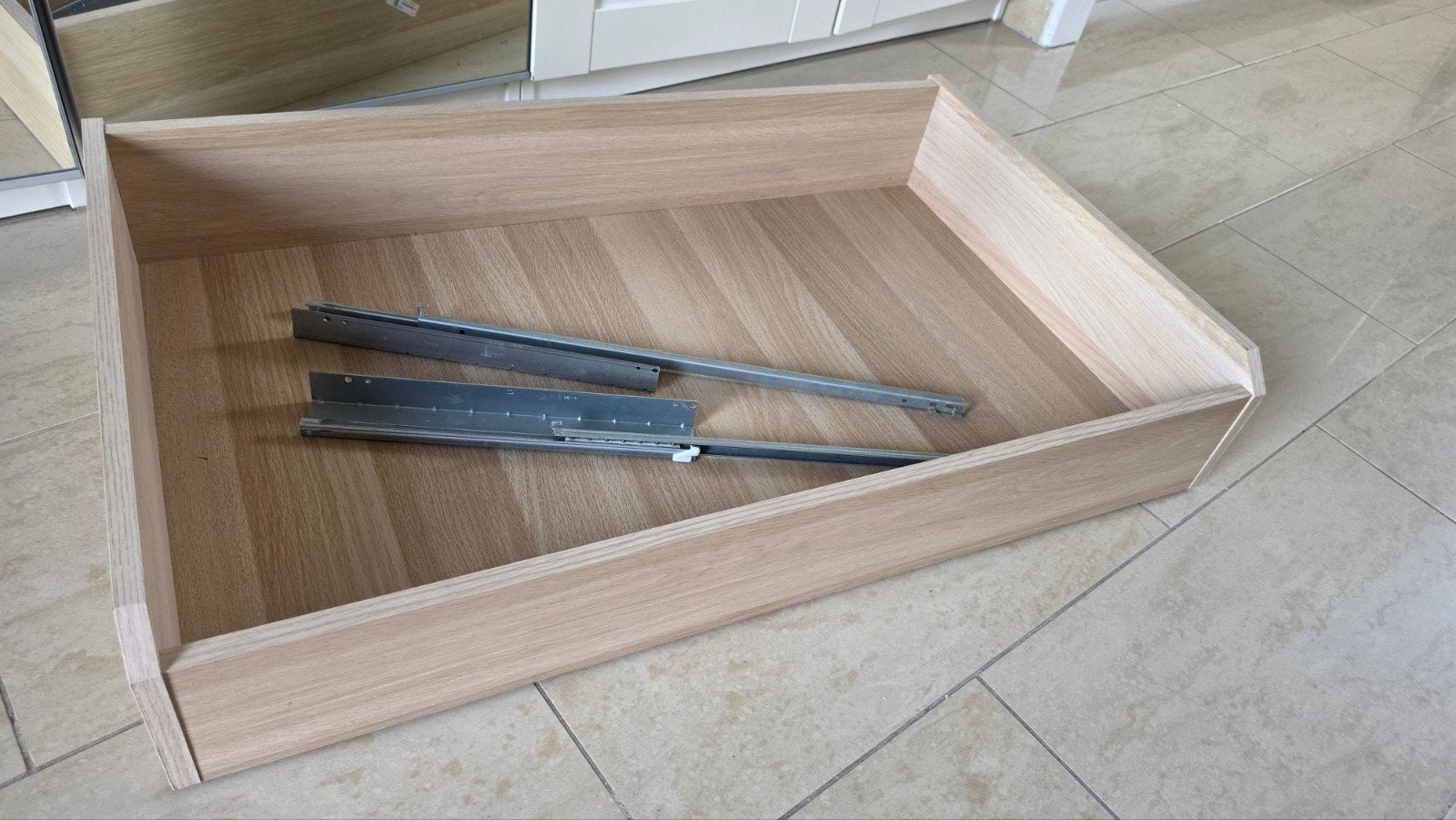 2x IKEA KOMPLEMENT lade voor PAX kast 100x58 cm (eikenlook), Ophalen, Gebruikt, Minder dan 35 cm, 40 tot 60 cm