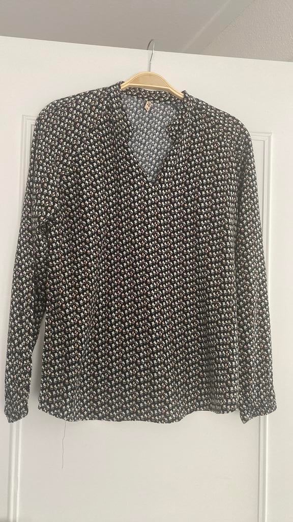 Blouse maat 38 imitz, Kleding | Dames, Ophalen, Zo goed als nieuw, Maat 38/40 (M), Blauw