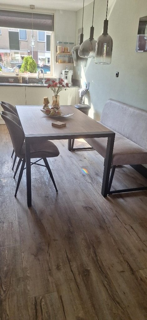 Eettafel, Huis en Inrichting, Tafels | Eettafels, Ophalen, Nieuw, 50 tot 100 cm, 150 tot 200 cm