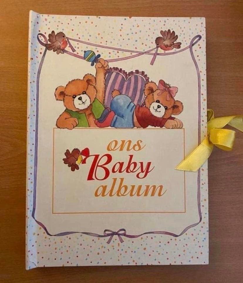 Prachtig vintage baby fotoalbum – nieuwstaat!, Ophalen of Verzenden, Zo goed als nieuw, Zwangerschap en Bevalling