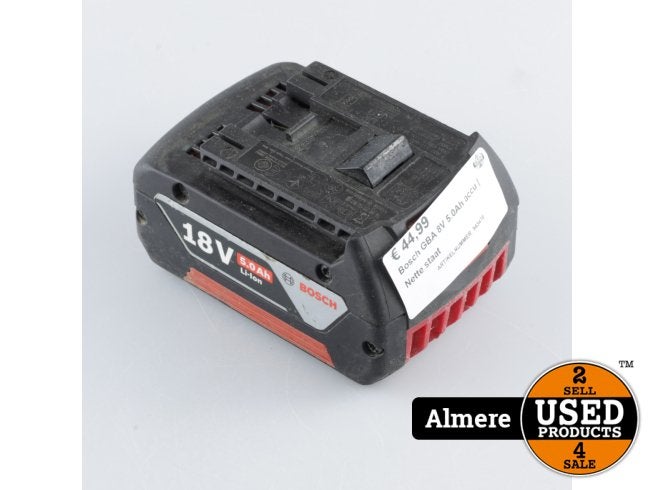 Bosch GBA 8V 5.0Ah accu | Nette staat, Bosch, Zo goed als nieuw, Support@bosch.com, Robert Bosch GmbH
Robert-Bosch-Platz 1
70839 Gerlingen-SchillerhÃ¶he
Germany