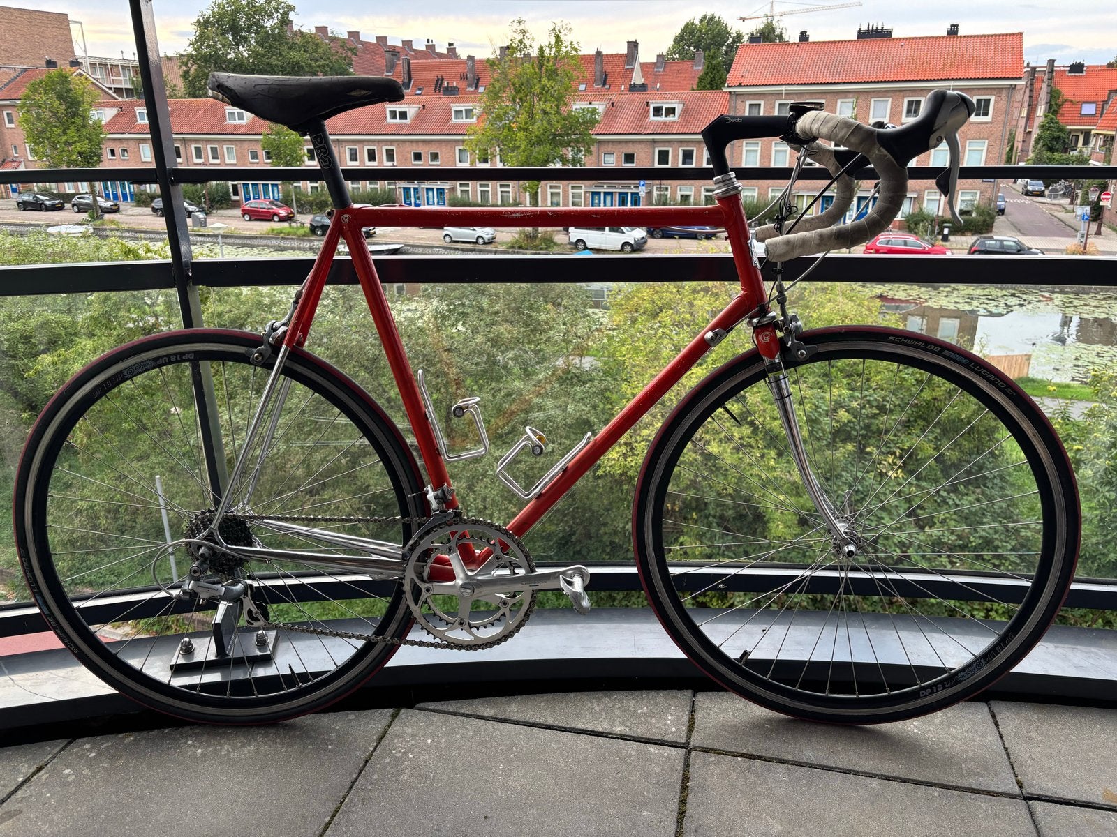 Pinarello Asolo Racefiets Maat 59 - Shimano 600/105, 28 inch, Gebruikt, Staal, 15 tot 20 versnellingen