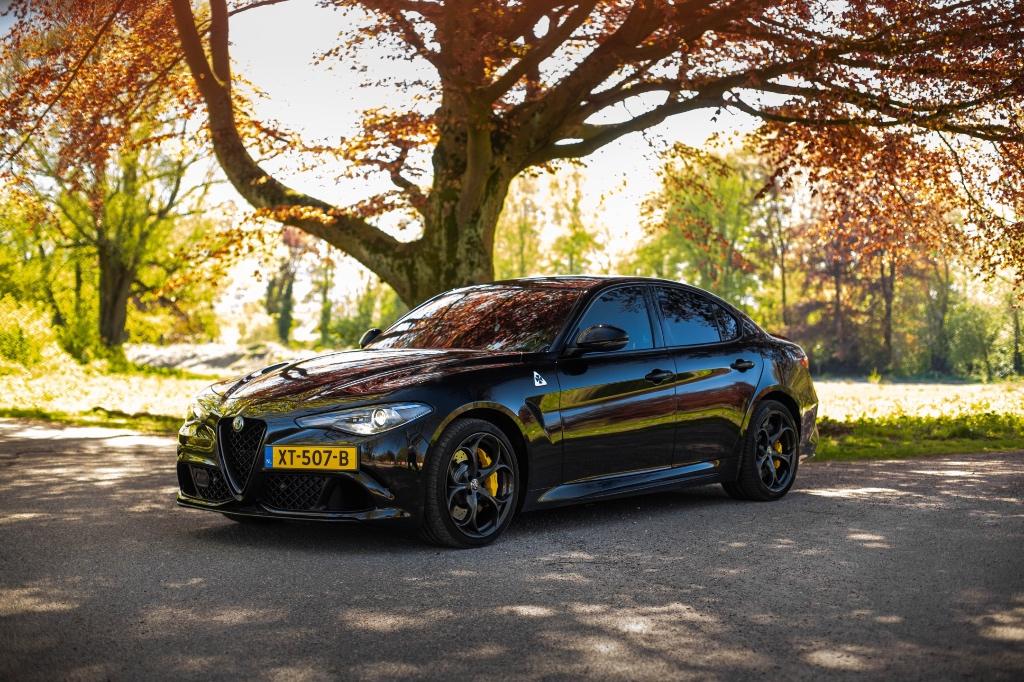 Alfa Romeo Giulia 2.9 V6 Quadrifoglio |2018 | Zwart, Auto's, Alfa Romeo, Automaat, Achterwielaandrijving, 4 stoelen, Zwart