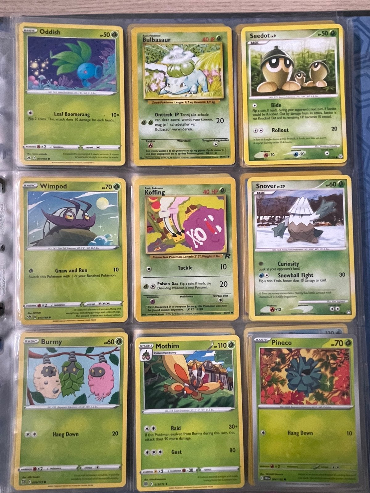 Map Met Oude Pokemon Kaarten, Ophalen of Verzenden, Zo goed als nieuw, Meerdere kaarten