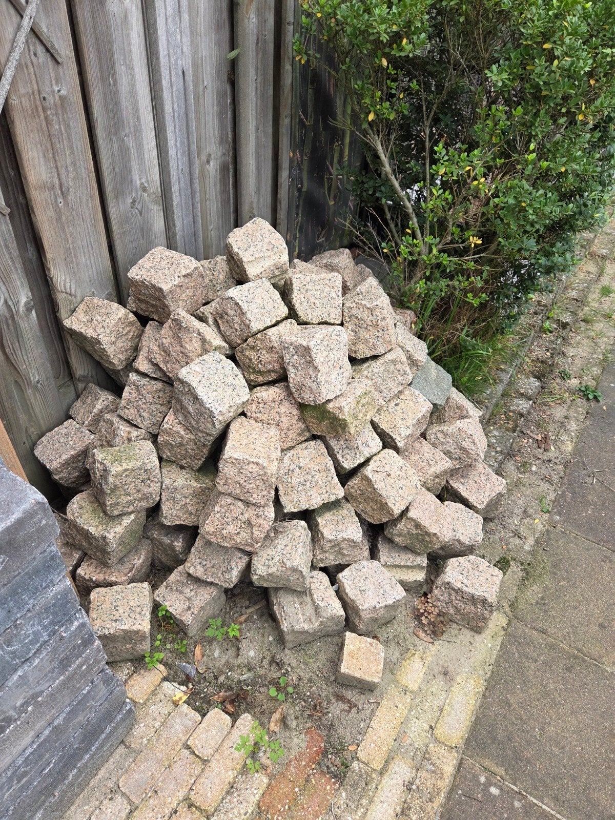 Natuursteen blokken, Ophalen, Gebruikt, Klinkers, Natuursteen