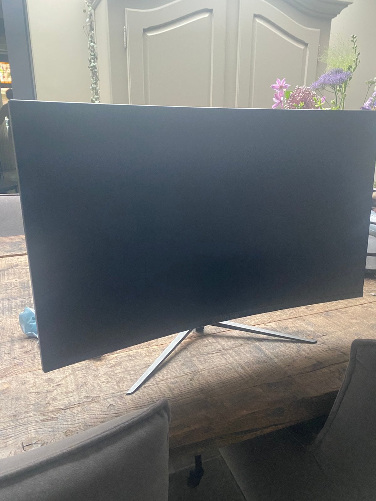Raider R27CF1 27 Inch Curved Gaming Monitor – Werkt Perfect, Computers en Software, Curved, Full HD, Zo goed als nieuw, VGA