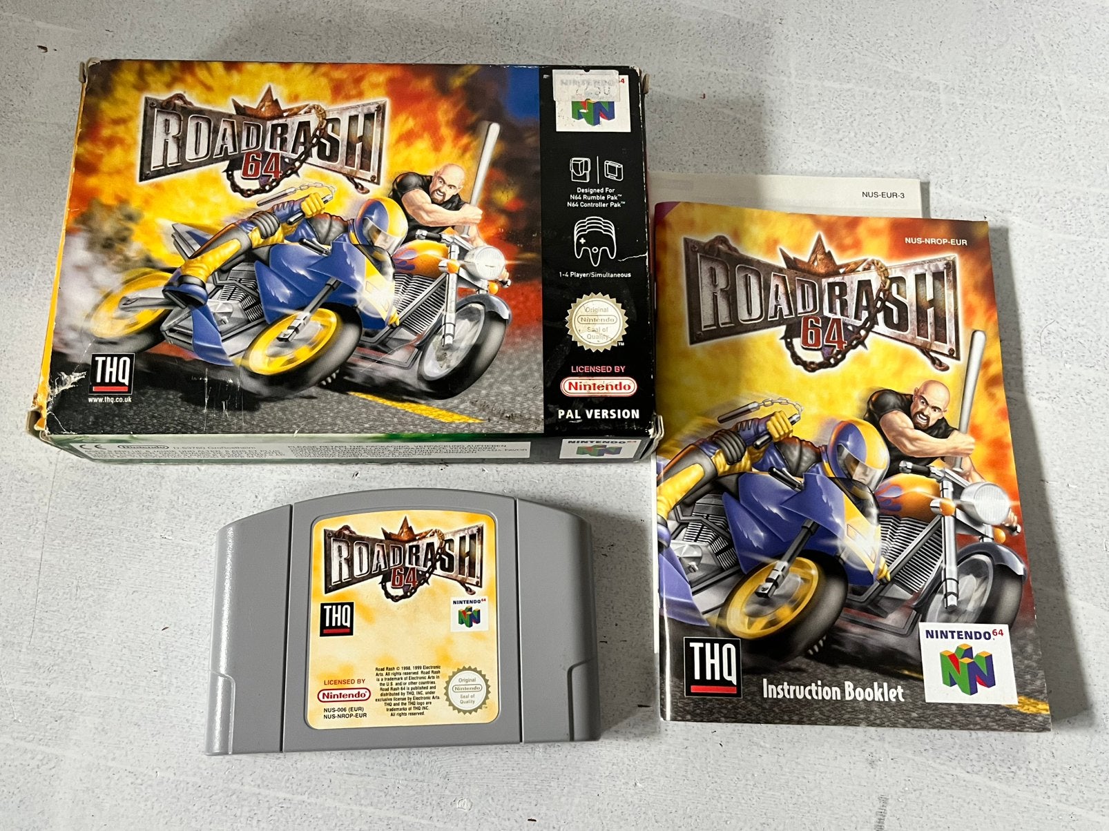 Road rash n64 cib, Spelcomputers en Games, Ophalen of Verzenden