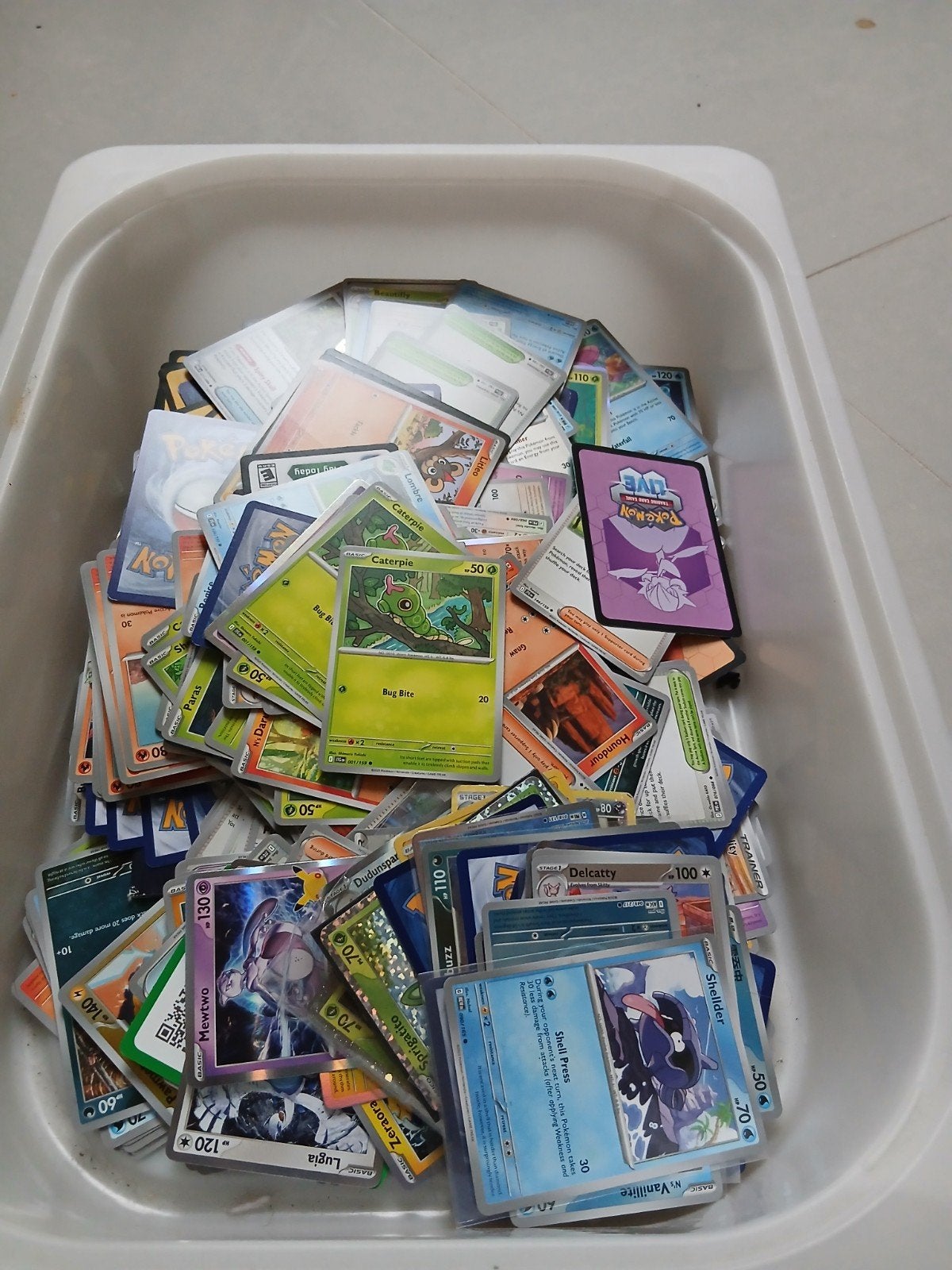 moet nu weg bak met pokémon kaarten, Ophalen, Meerdere kaarten