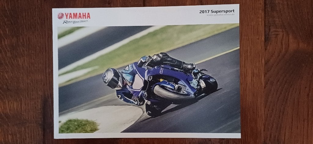 Originele jaarfolder 2017 Yamaha Supersport, Ophalen of Verzenden, Yamaha