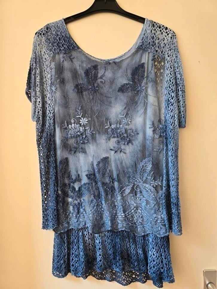Blouse tuniek maat ONE, Ophalen of Verzenden, Nieuw, Maat 38/40 (M), Blauw