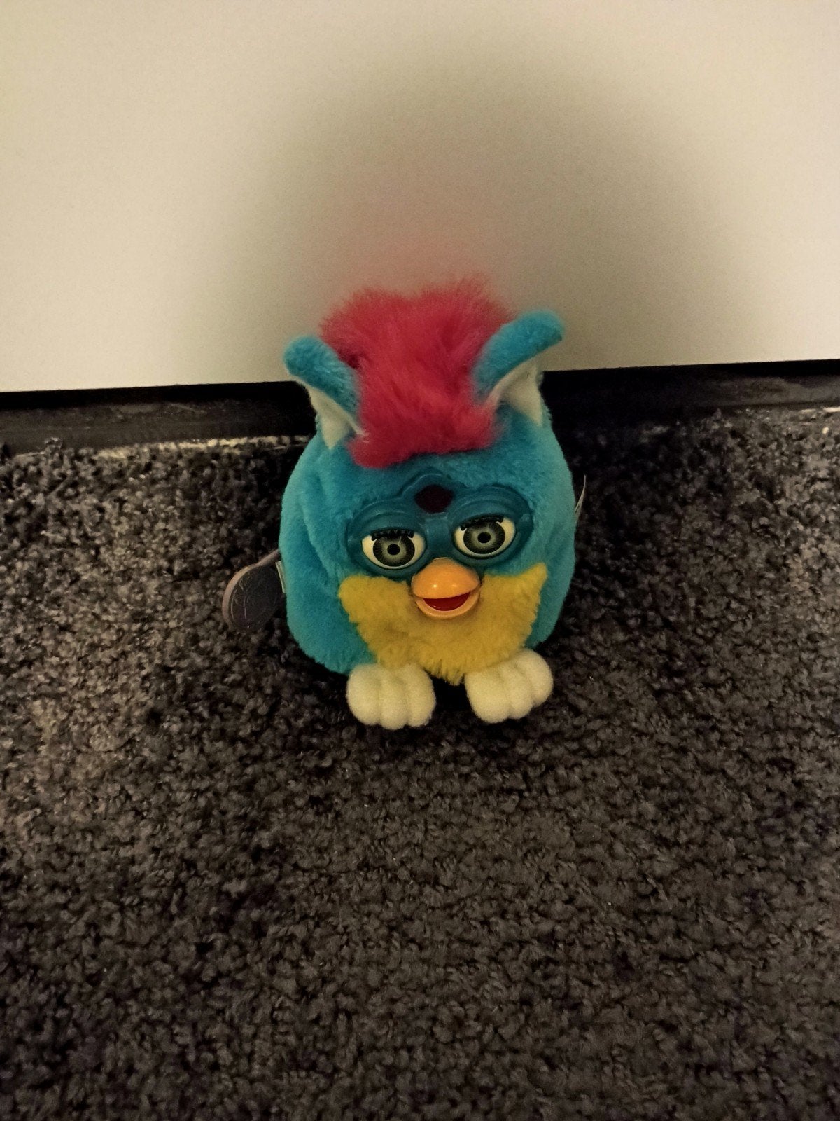 Vintage Furby Buddie Cyan, Gebruikt, Overige merken, Overige karakters, Overige typen
