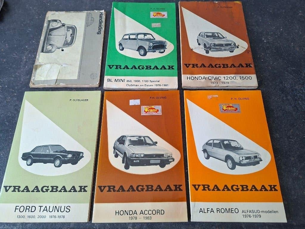 vraagbaak diverse auto's, Verzenden