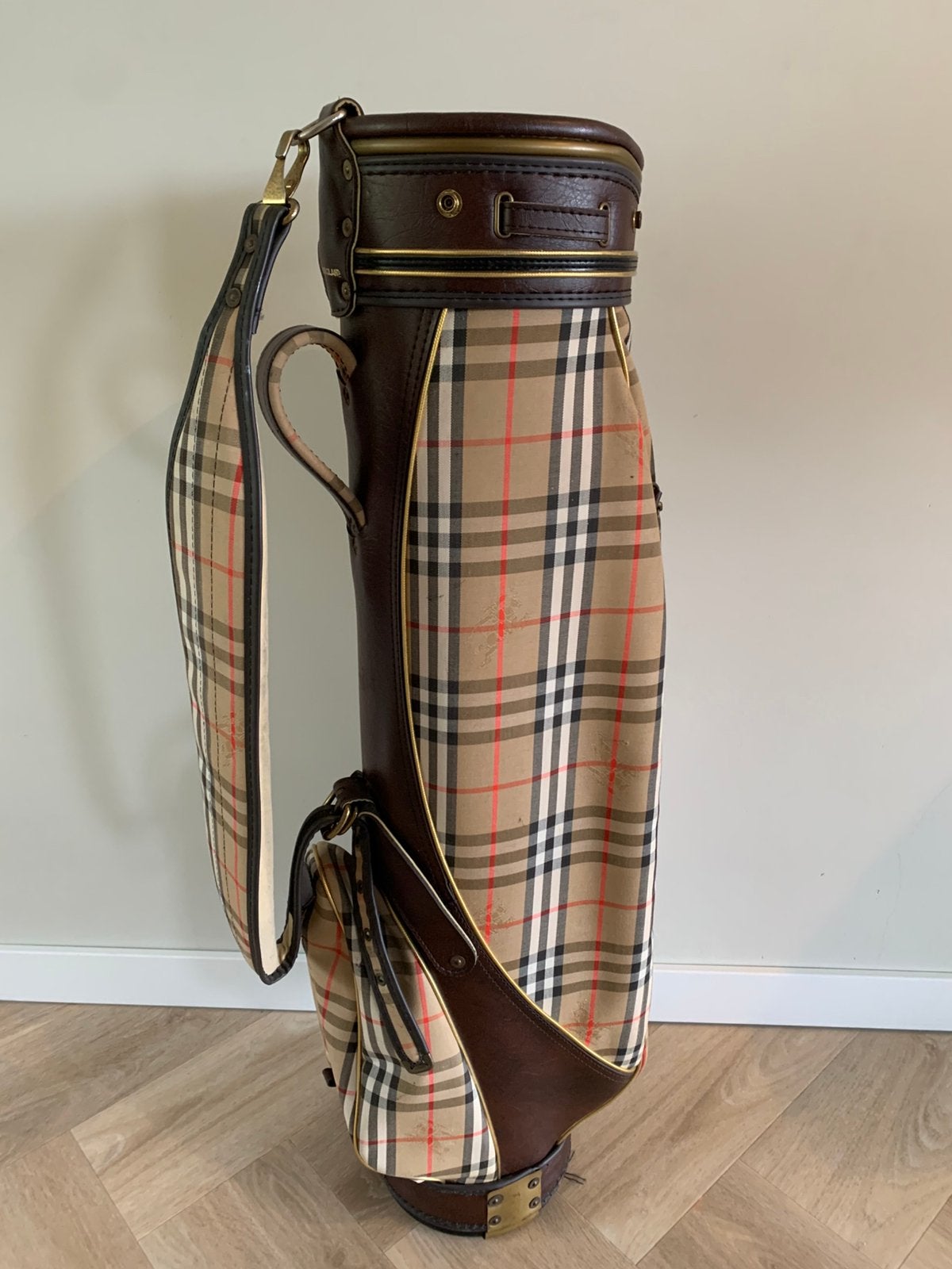 Originele vintage Burberry golftas, Ophalen of Verzenden, Gebruikt, Tas