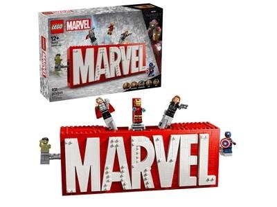 LEGO 76313 Marvel logo en minifiguren, Marvel, Lego, Nieuw, Ophalen of Verzenden