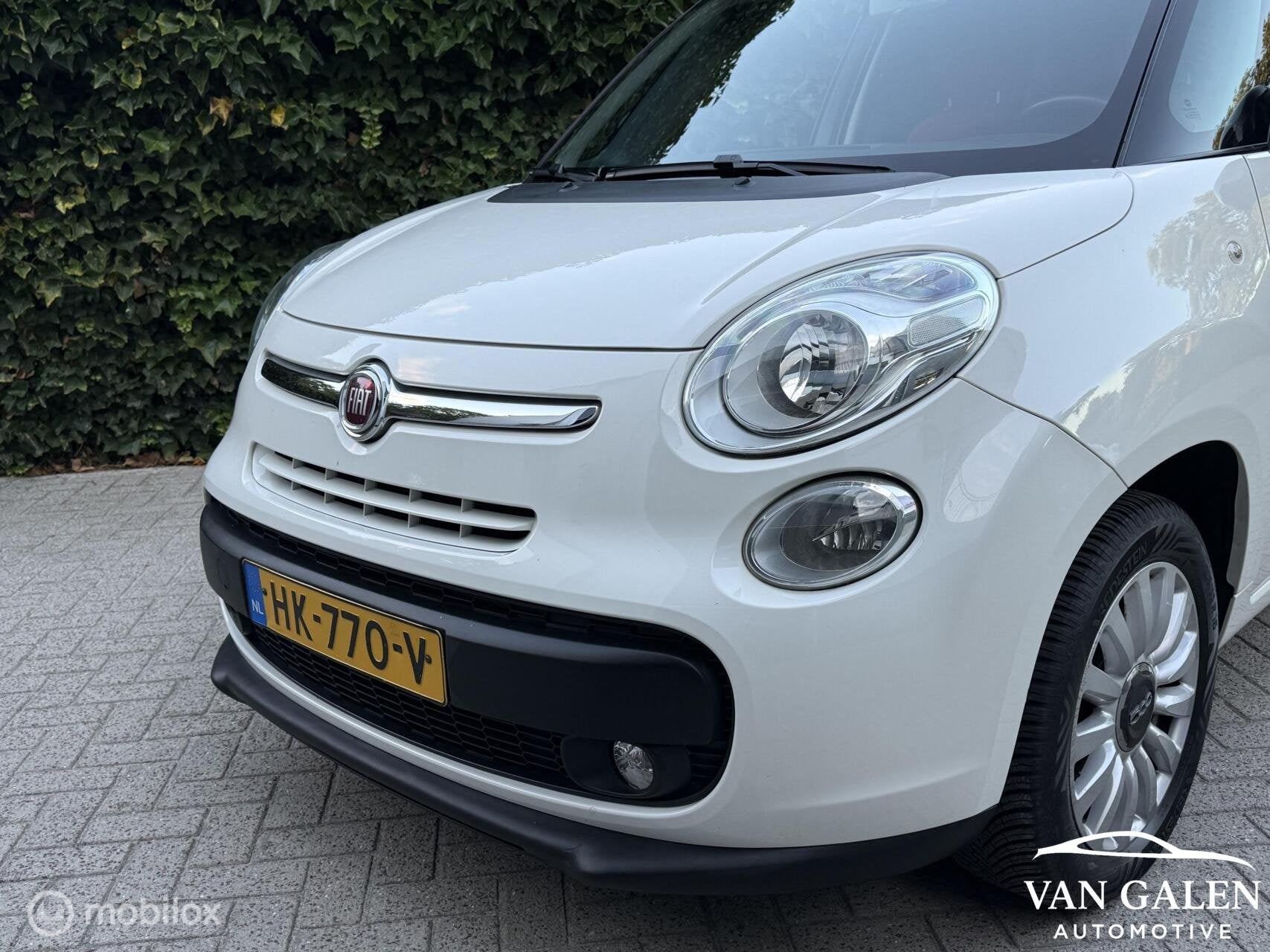 Fiat 500 L 0.9 TwinAir Lounge Airco|Cruise|4S banden|DAB, Voorwielaandrijving, Gebruikt, 875 cc, Wit