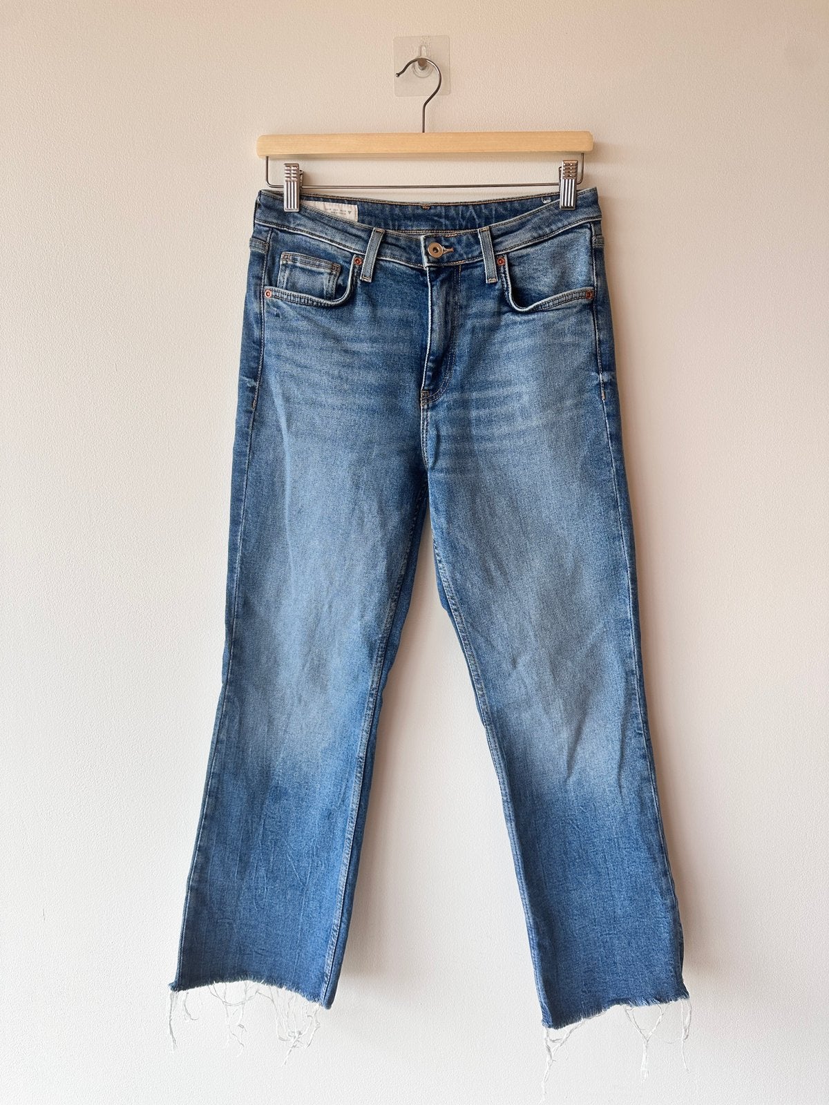 Zara flared jeans petite lengte, Ophalen of Verzenden, Nieuw, Blauw, W30 - W32 (confectie 38/40)