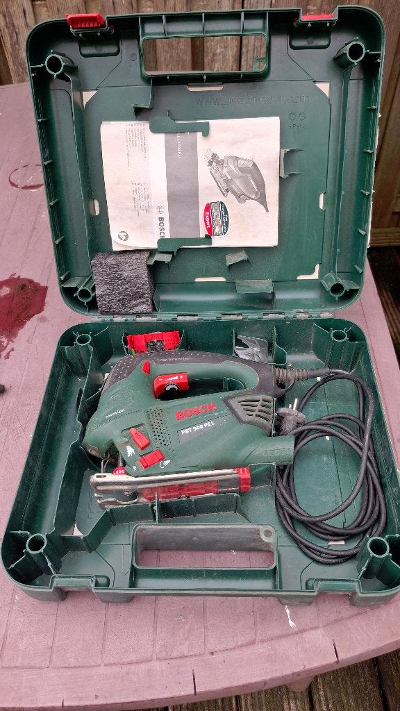 Bosch PST 900 PEL, Decoupeerzaag, 600 tot 1200 watt, Ophalen of Verzenden, Bosch groen