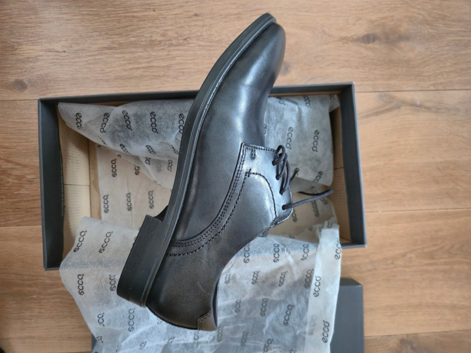 Nieuwe Ecco herenschoenen - Maat 42 - Zwart, Ecco, Zwart, Nieuw, Ophalen of Verzenden