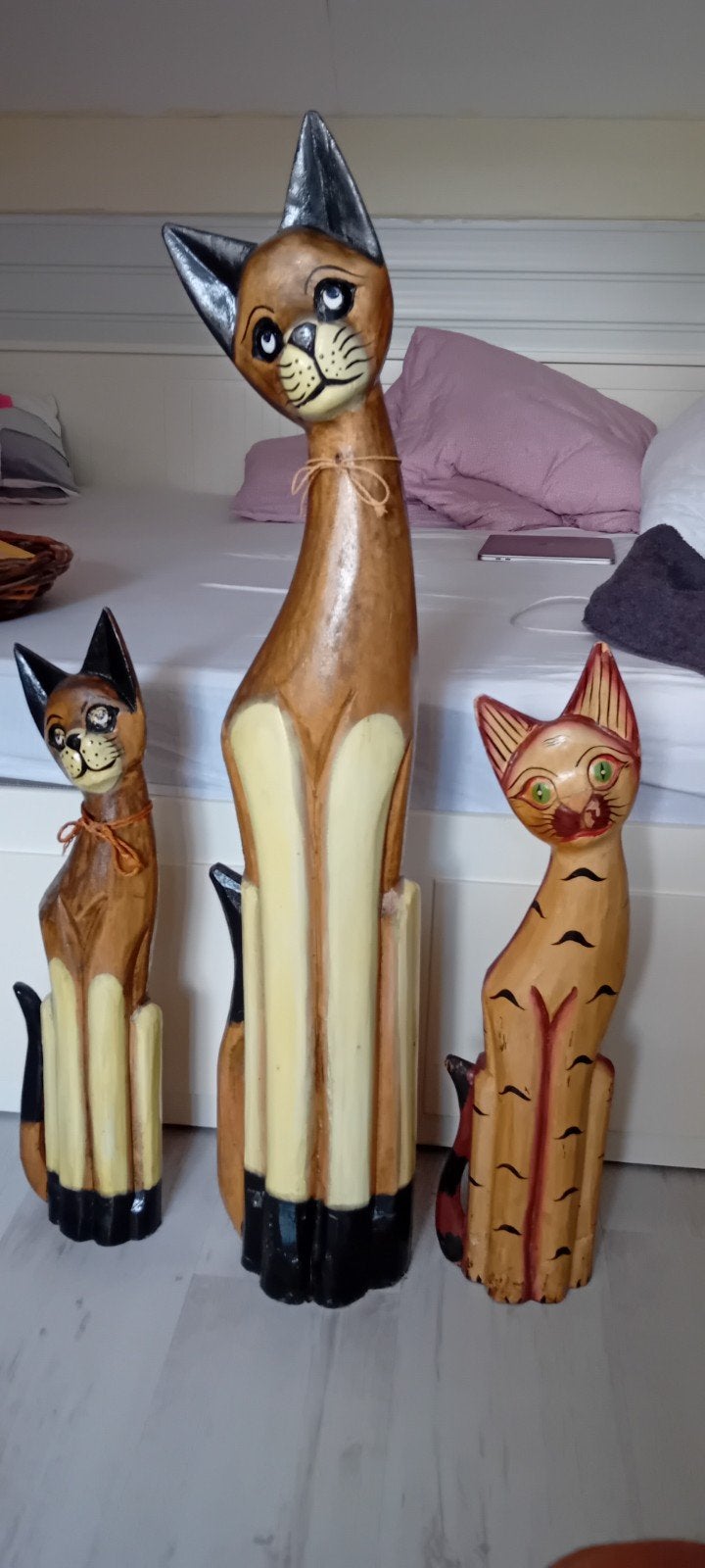 Katten van hout, Verzamelen, Ophalen, Zo goed als nieuw, Dier