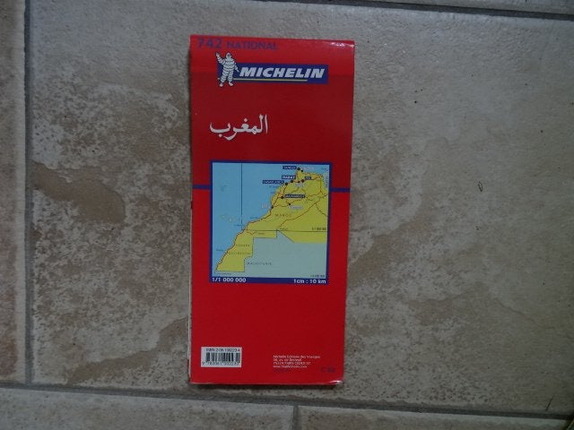 michelin wegenkaart marokko 742, Boeken, Atlassen en Landkaarten, Overige gebieden, 2000 tot heden, Ophalen of Verzenden, Landkaart