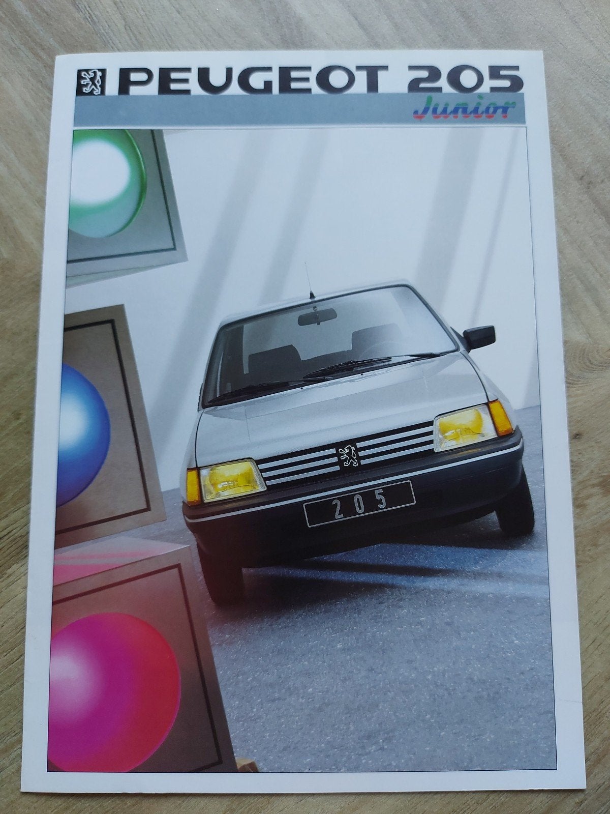 1987 keurige Peugeot 205 junior folder, Ophalen of Verzenden, Zo goed als nieuw, Peugeot