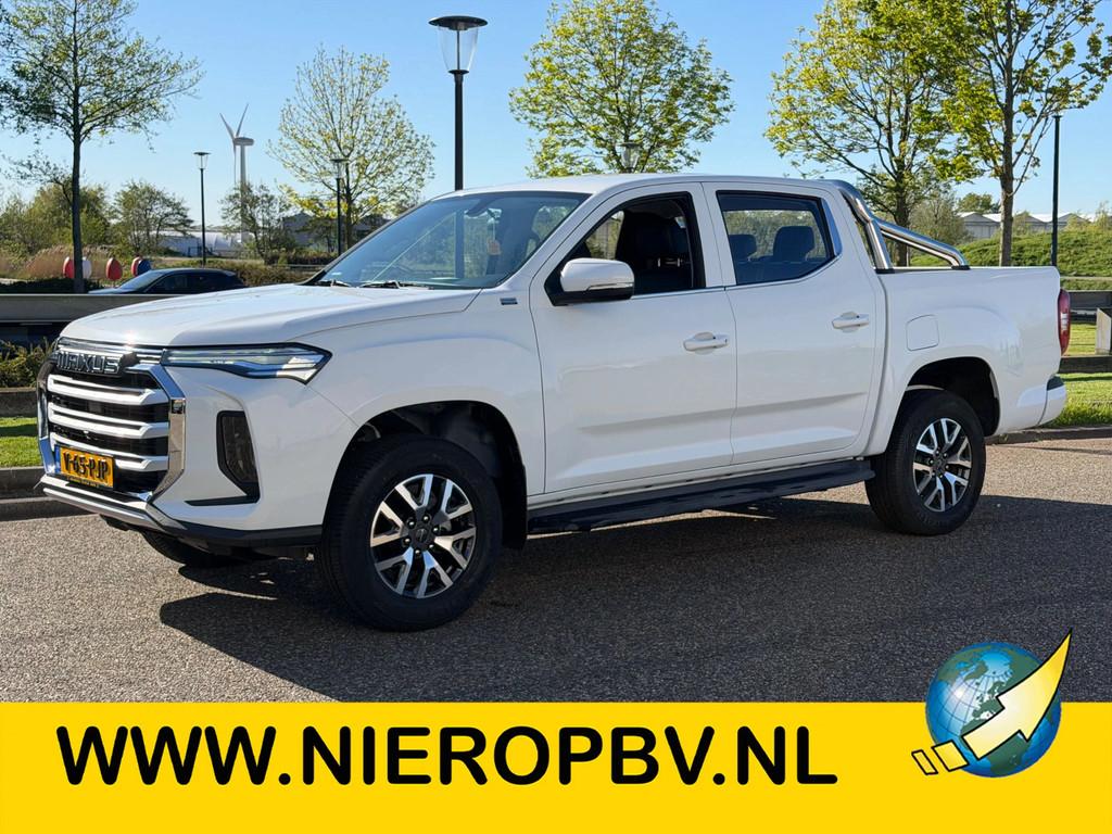 Maxus T90 EV Pick-up 89kWh WLTP 470KM Dubbelcabine Grijs Ken, Automaat, Achterwielaandrijving, Maxus, Wit