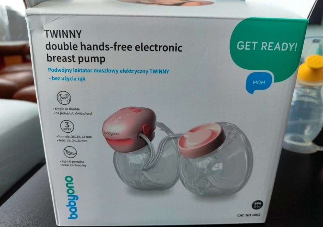 Babyono Twinny Dubbele Borstkolf - Draadloos & Stil, Ophalen of Verzenden, Gebruikt
