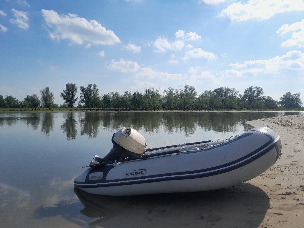 nimarine airdeck 3.00 m, Ophalen, Zo goed als nieuw, Overige typen