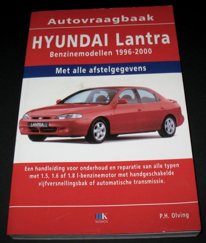 Vraagbaak Hyundai Lantra 1996-2000 autovraagbaak, Ophalen of Verzenden