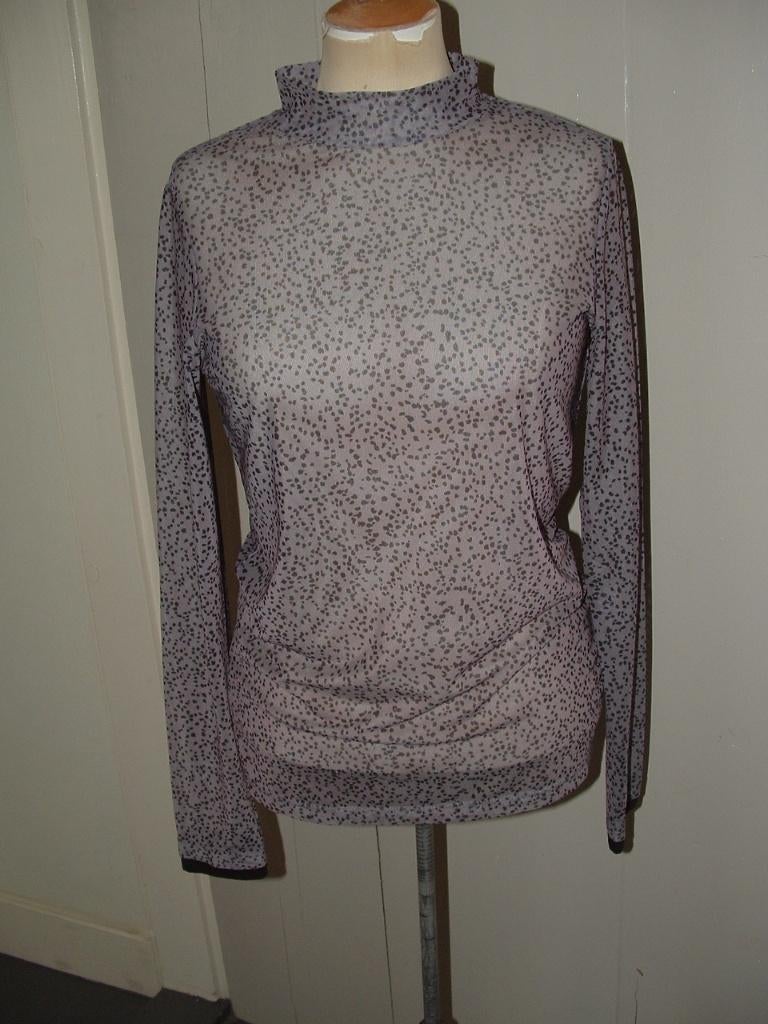 Yaya grijze mesh top maat XS, Ophalen of Verzenden, Zo goed als nieuw, Maat 34 (XS) of kleiner, Grijs