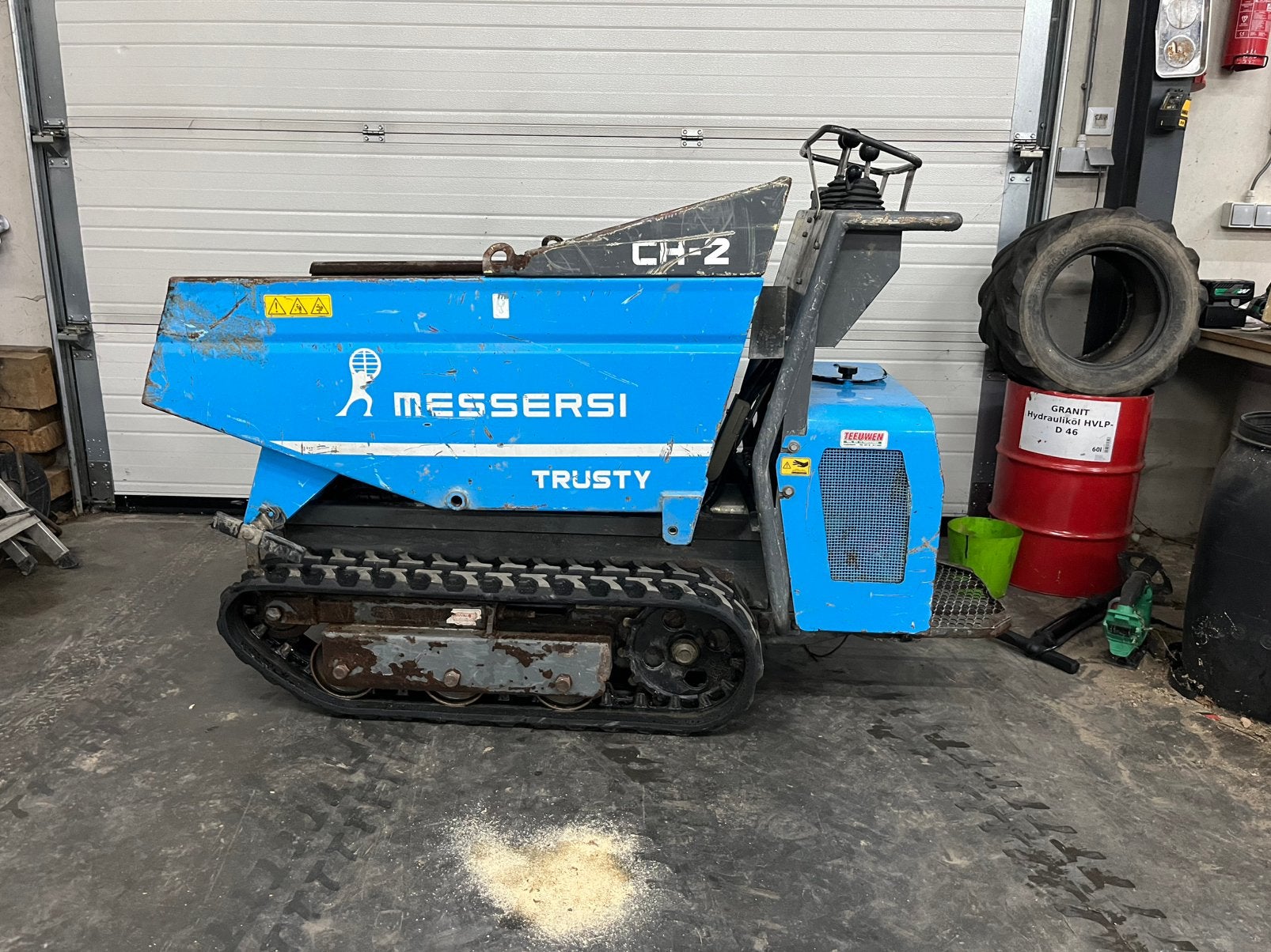 Messersi ch-2 BJ 2014 met nieuwe rupsen rupsdumper, Ophalen of Verzenden, Dumper