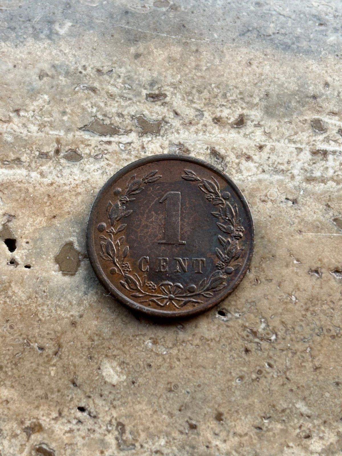 1 cent 1900 type b ovale nullen , zeer mooie kwaliteit, Postzegels en Munten, Munten | Nederland, Ophalen of Verzenden, Koningin Wilhelmina