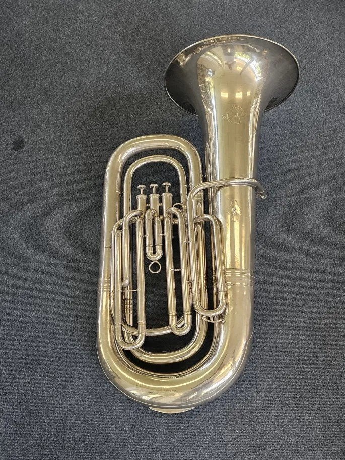 B&S Weltklang 4/4 BBb Tuba, Ophalen, Gebruikt, Bes-tuba