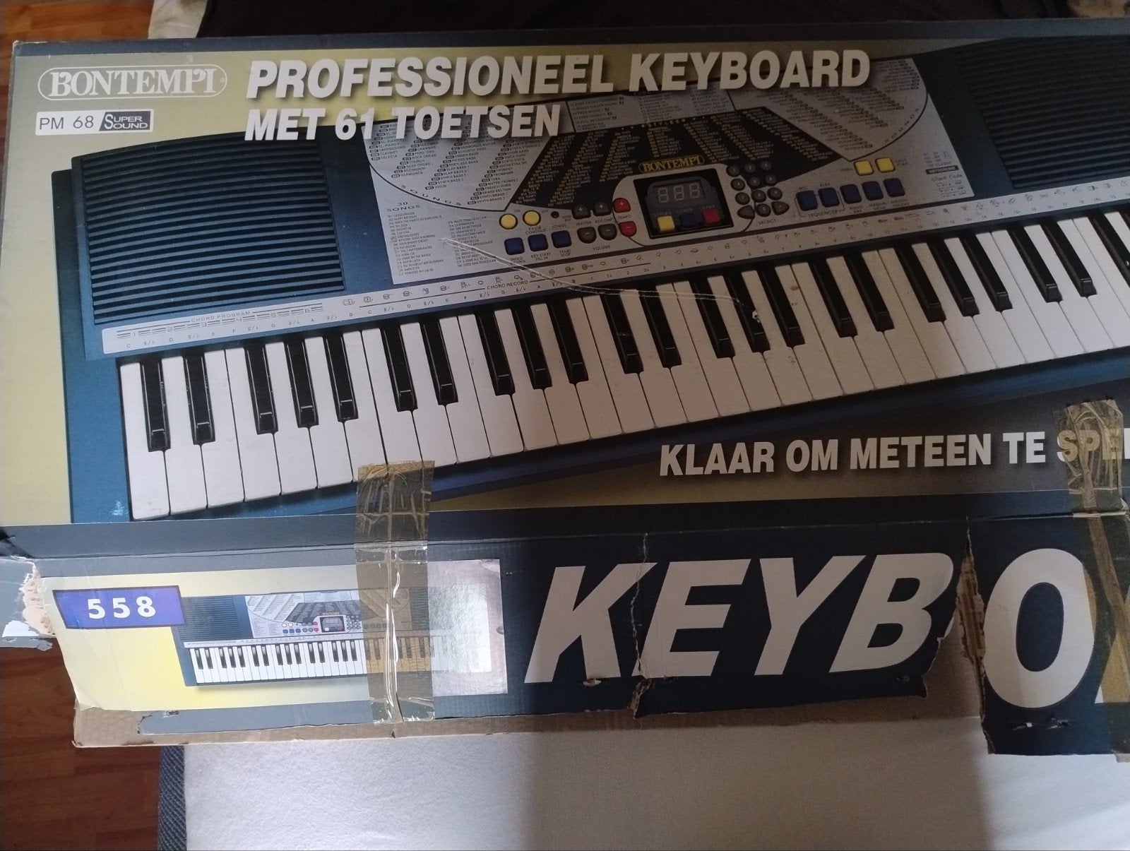 Keyboard Bontempi, Ophalen, Zo goed als nieuw, 61 toetsen, Overige merken