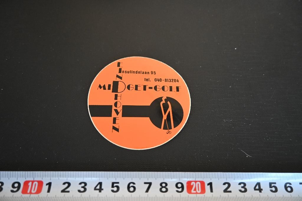 sticker EHV Midgetgolf Eindhoven Insulindelaan 93 Tongelre, Ophalen, Zo goed als nieuw, Sticker