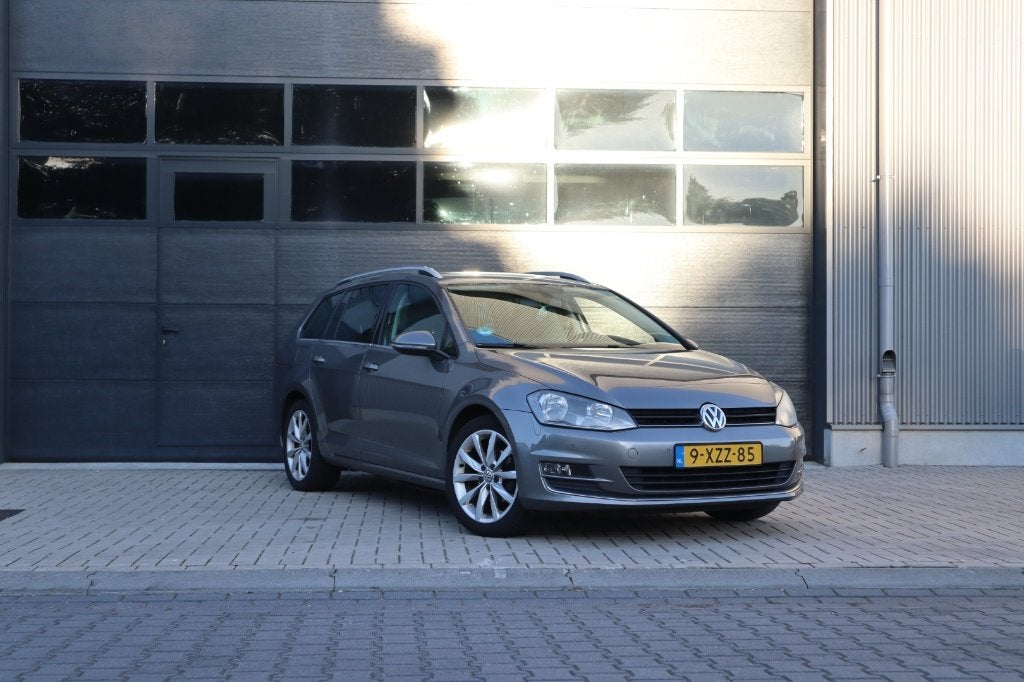 Volkswagen Golf Variant 1.2 TSI 77KW/105PK 2014 Grijs, Auto's, Voorwielaandrijving, Zwart, 4 cilinders, Leder en Stof