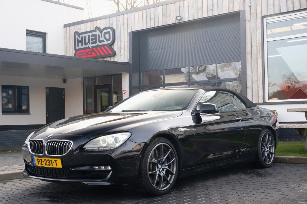 BMW 6 Serie Cabrio 650i Leder, Camera, Navi (bj 2011), Auto's, Automaat, Euro 5, Achterwielaandrijving, Gebruikt