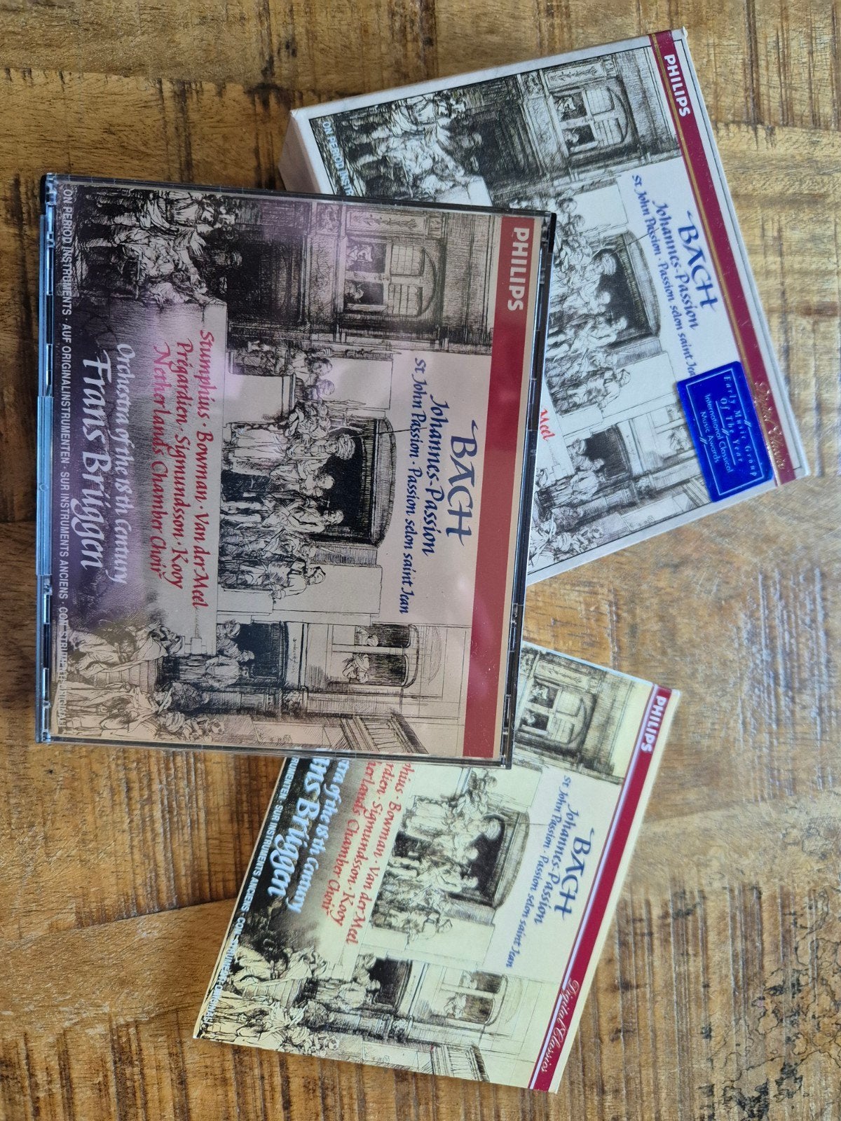 Bach: Johannes-Passion - Frans Brüggen (CD Boxset), Ophalen of Verzenden, Barok, Zo goed als nieuw, Vocaal