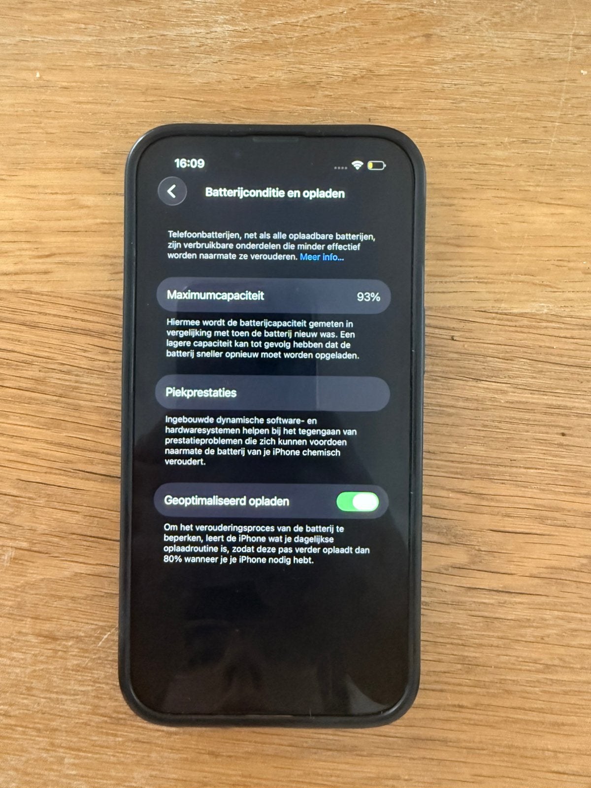 Iphone 13 - 128 GB - 93% batterij!, Telecommunicatie, Mobiele telefoons | Apple iPhone, 128 GB, Verzenden, Zwart, Refurbished