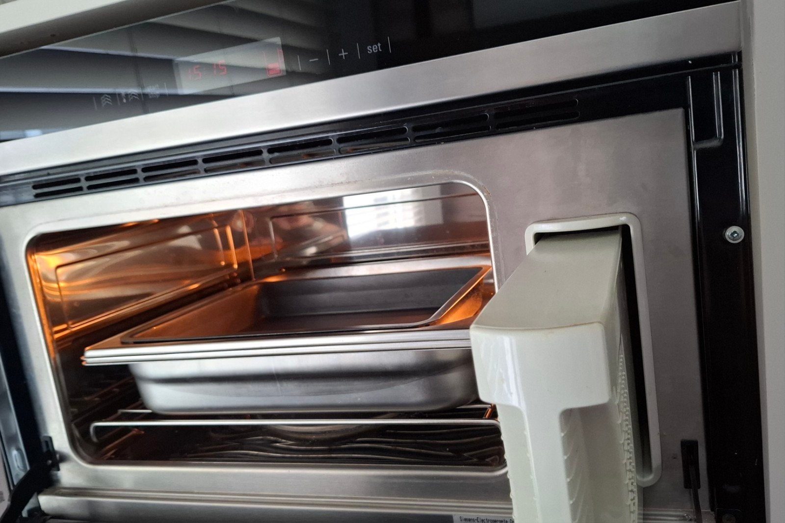 Siemens Stoomoven HB28D55/03 - Zeer Goede Staat, Minder dan 45 cm, Siemens, Ophalen of Verzenden, 45 tot 60 cm