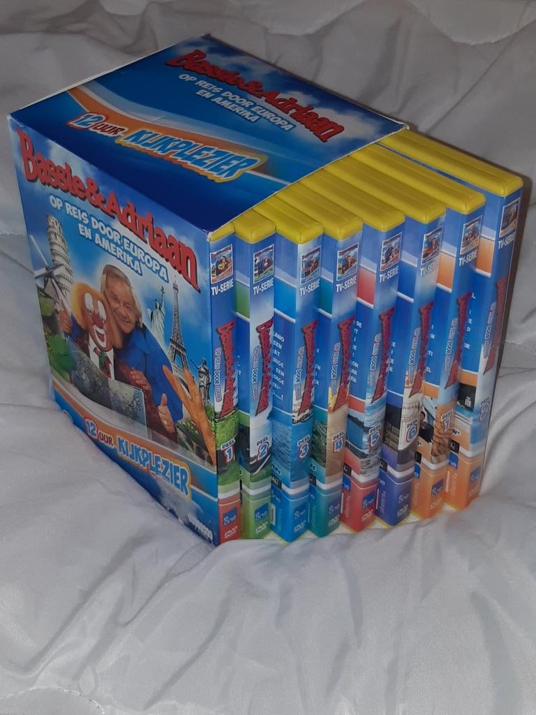Bassie & Adriaan: Op Reis Door Europa en Amerika DVD Box, Cd's en Dvd's, Alle leeftijden, Ophalen of Verzenden, Zo goed als nieuw