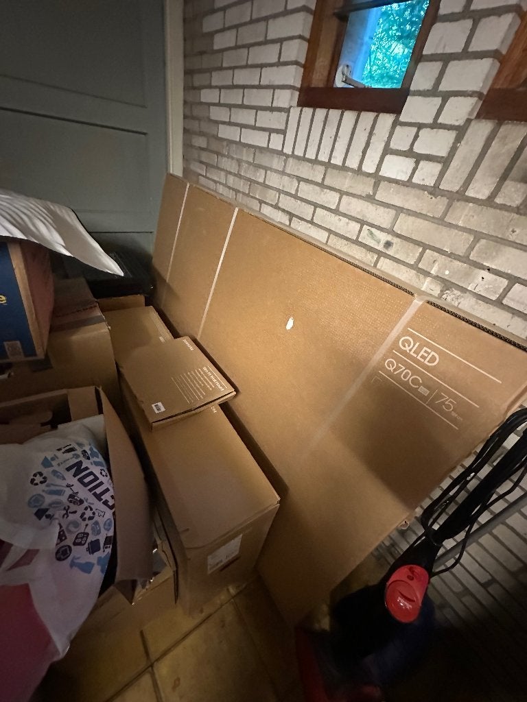 Samsung QLED 75” + Samsung Soundbar – Nieuw, Ongebruikt, QLED, Nieuw, 120 Hz, Ophalen of Verzenden