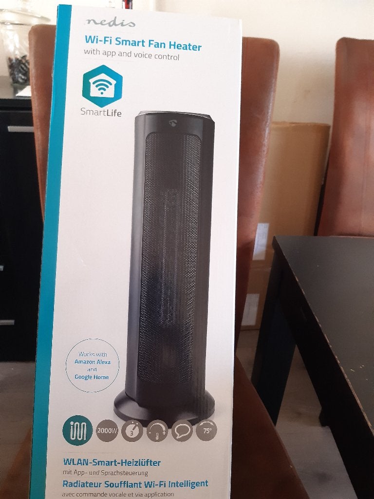 Nieuwe ventilator met App, Voicecontrol, Timer, Digitaal enz, Ophalen of Verzenden, Nieuw, Statiefventilator
