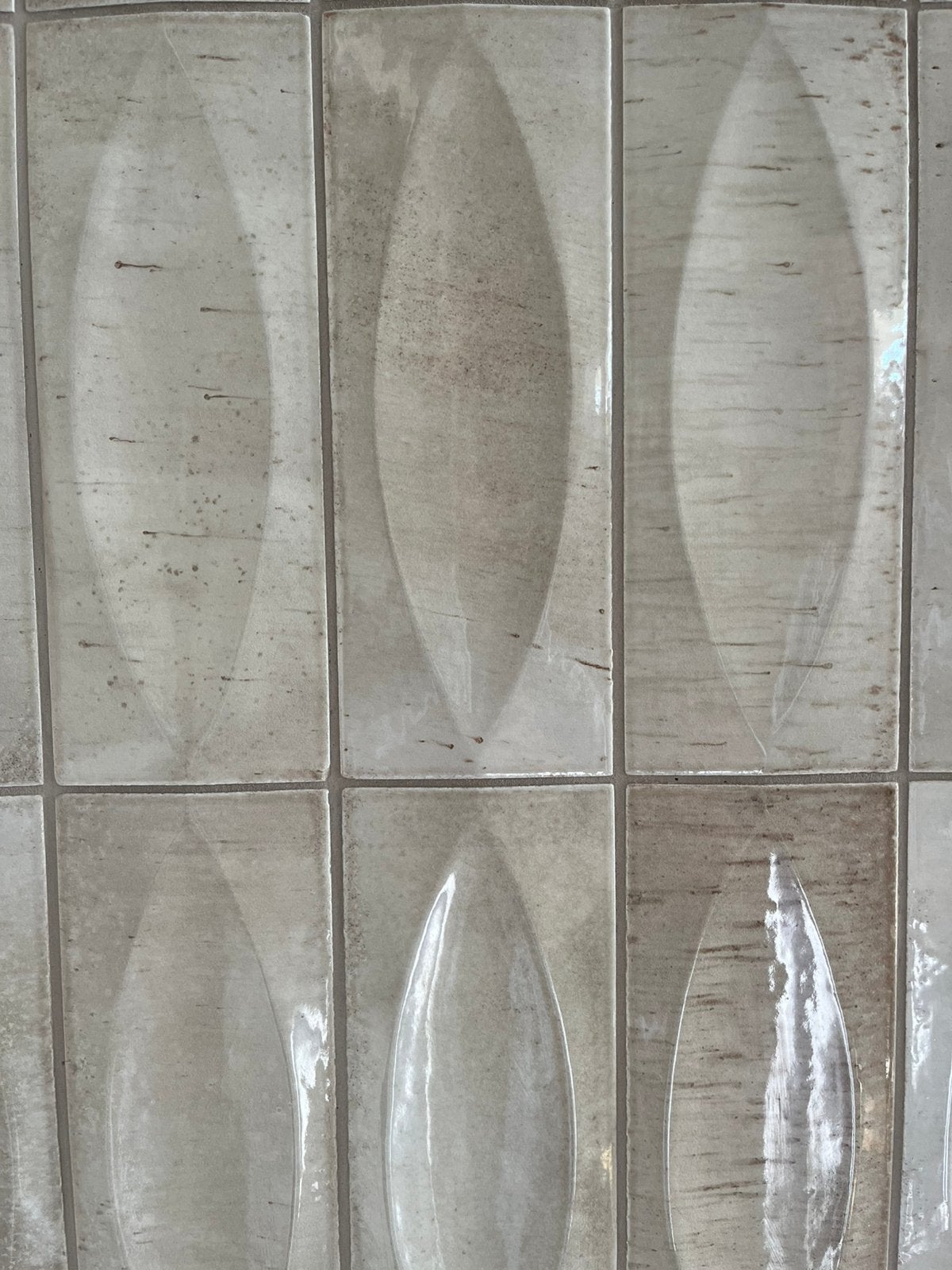 Decoratieve wandtegels met reliëf - Beige/grijs, Ophalen, Nieuw, Wandtegels
