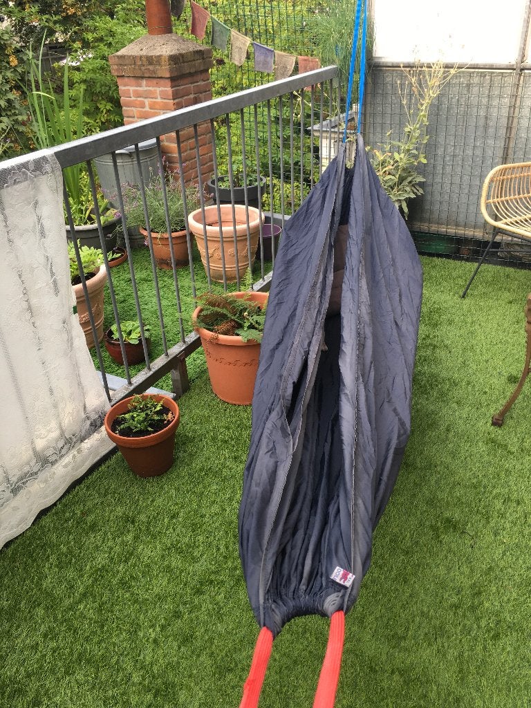 Hangmat, Tuin en Terras, Hangmatten, Gebruikt, Opvouwbaar, Ophalen of Verzenden, Eenpersoons