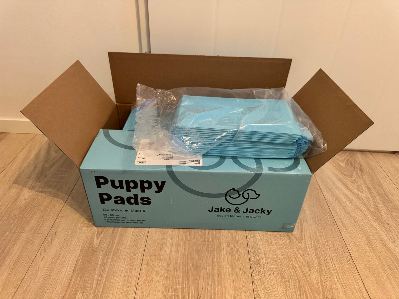 Jake & Jacky puppy training pads voor zindelijkheidstraining, Dieren en Toebehoren, Ophalen of Verzenden, Nieuw