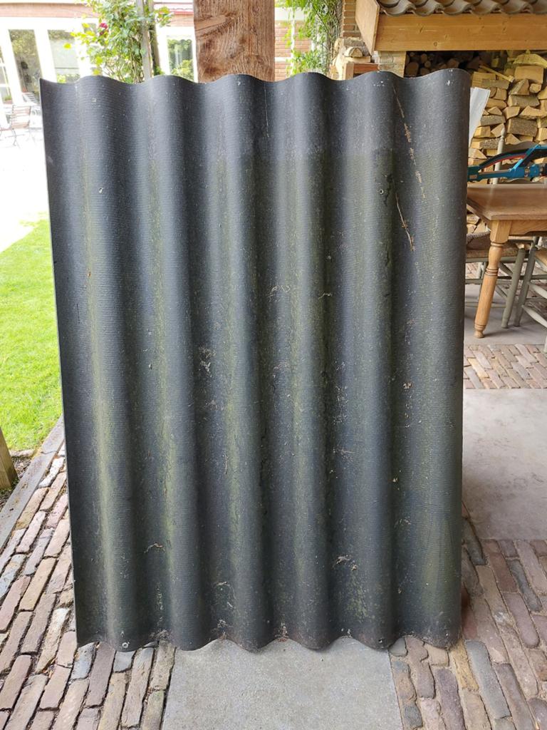 Golfplaten - betonvezelcement (zwart), Ophalen of Verzenden, Zwart, Golfplaat