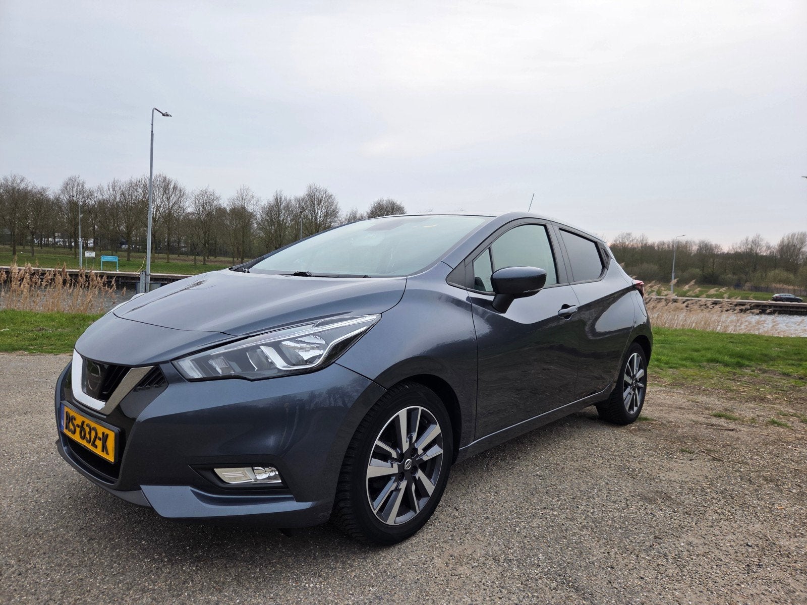 Nissan Micra 0.9 Ig-t 90pk 2018 Grijs, Auto's, Voorwielaandrijving, 898 cc, Stof, 525 kg