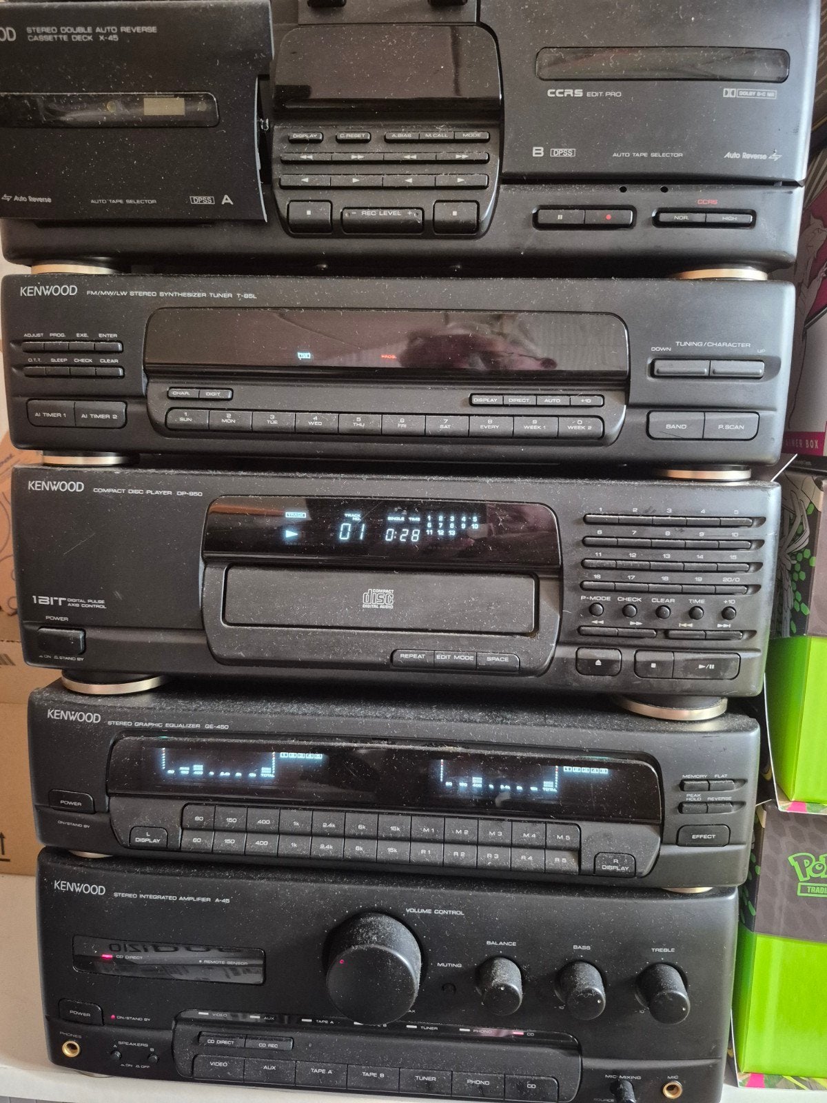 Kenwood Stereo Set, Audio, Tv en Foto, Stereo-sets, Gebruikt, Tuner of Radio, Losse componenten, Ophalen
