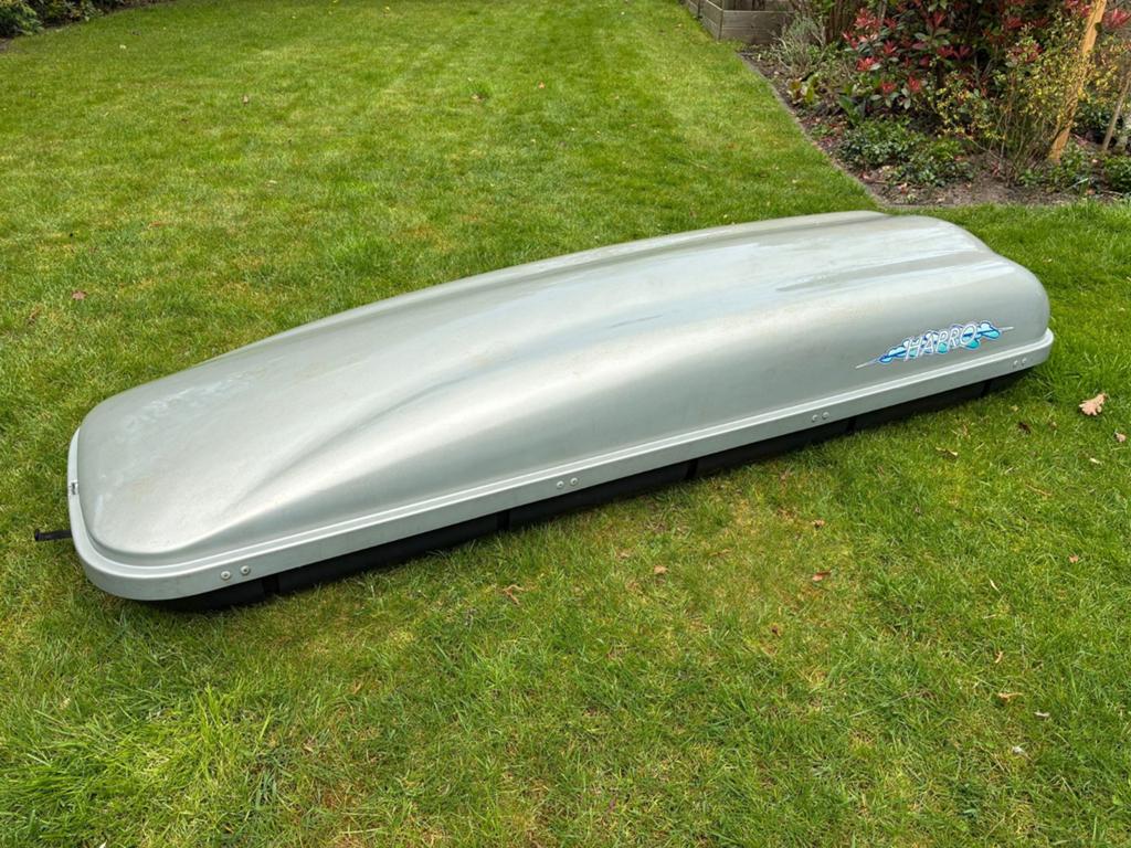 Grote Hapro dakkoffer 230 lang met sleutels, Auto diversen, Dakkoffers, Ophalen, Zo goed als nieuw